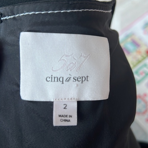 Cinq a sept puff sleeve dress - Picture 11 of 12